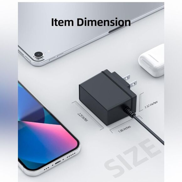 NWT DC 5V 2A Power Cord Supply 10W AC / DC Charger AC Adapter Power Supply - Picture 5 of 8